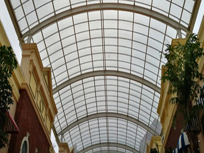 都江堰屋面网架顶棚吊装方案